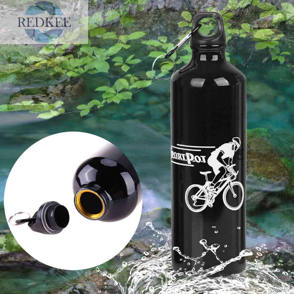 1 Bình Nước Cách Nhiệt Bằng Thép Không Gỉ 750ML Màu Đen