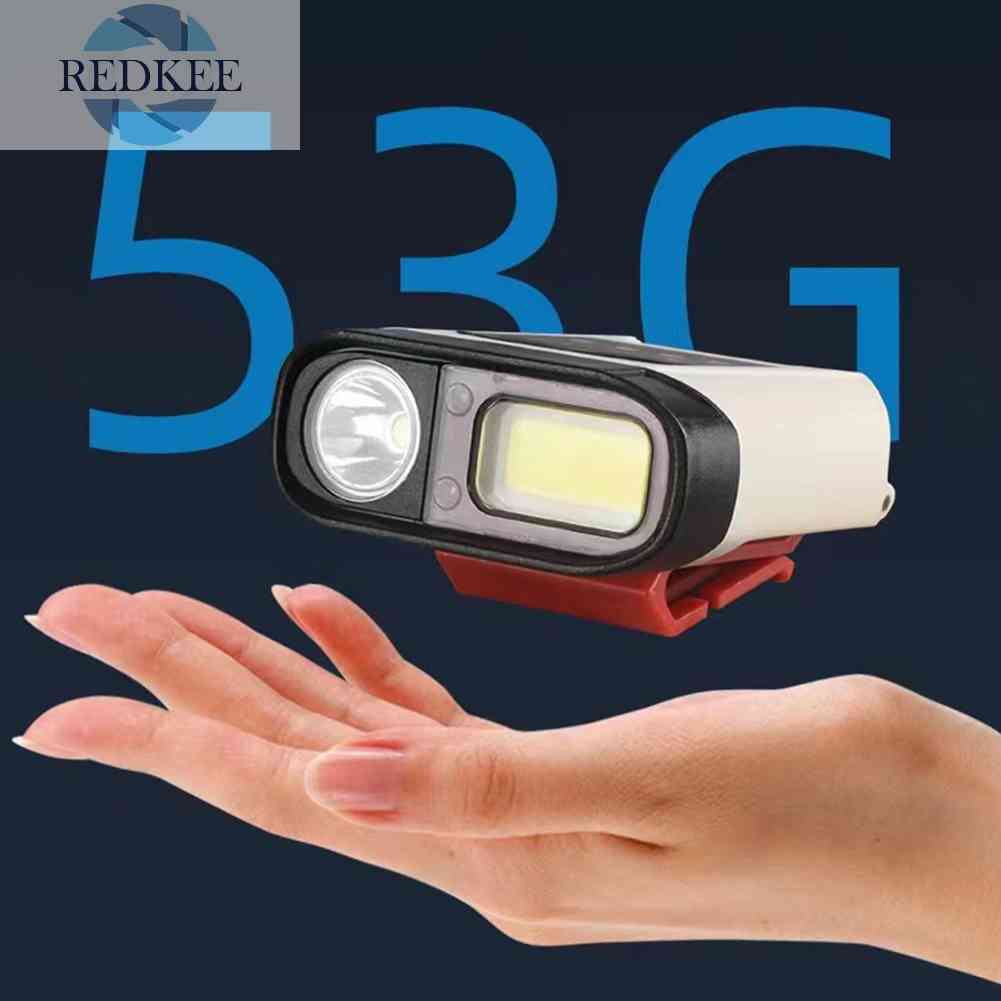 Đèn LED COB Mini Gắn Mũ Lưỡi Trai Cho Hoạt Động Ban Đêm