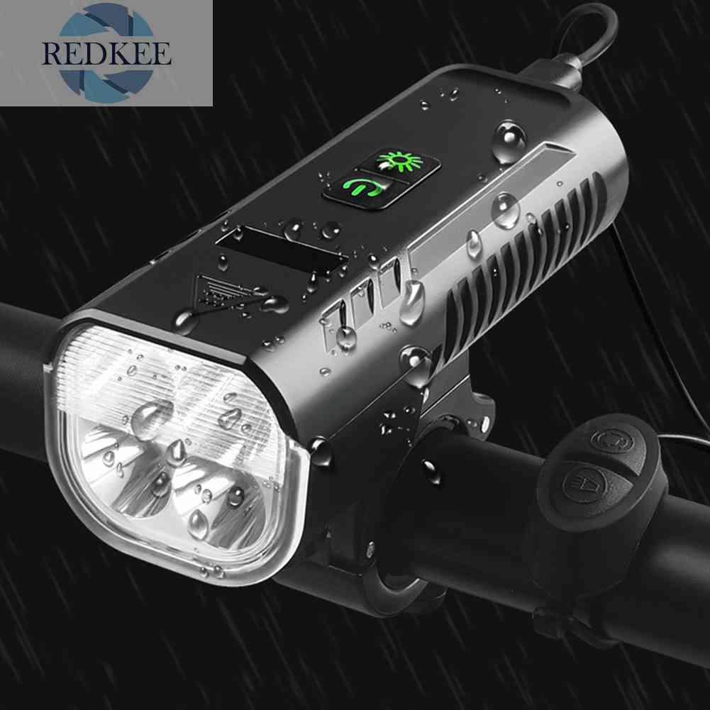 Đèn Pha Trước Đa Chức Năng Cho Xe Đạp 1000LM