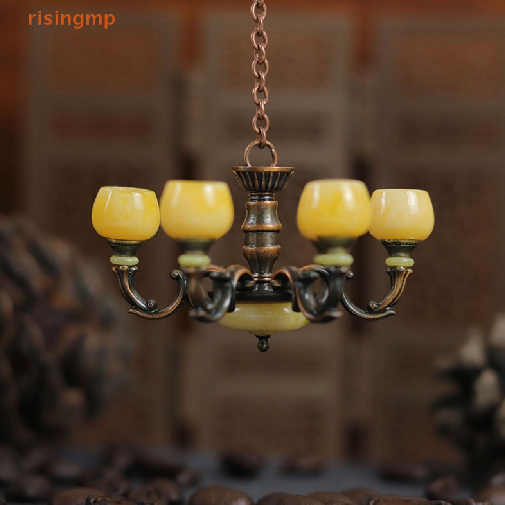 Đèn Chùm Trang Trí Nội Thất Nhà Búp Bê Tỉ Lệ 1 / 12