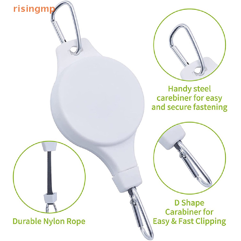 Ròng Rọc Có Móc Treo Chậu Cây Có Thể Điều Chỉnh Tiện Dụng