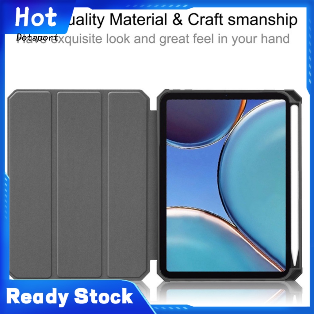 Bao Da Máy Tính Bảng KDDT Siêu Mỏng Chống Trầy Đa Năng Có Ngăn Đựng Bút Cho iPad Mini 6 8.4 Inch 2021