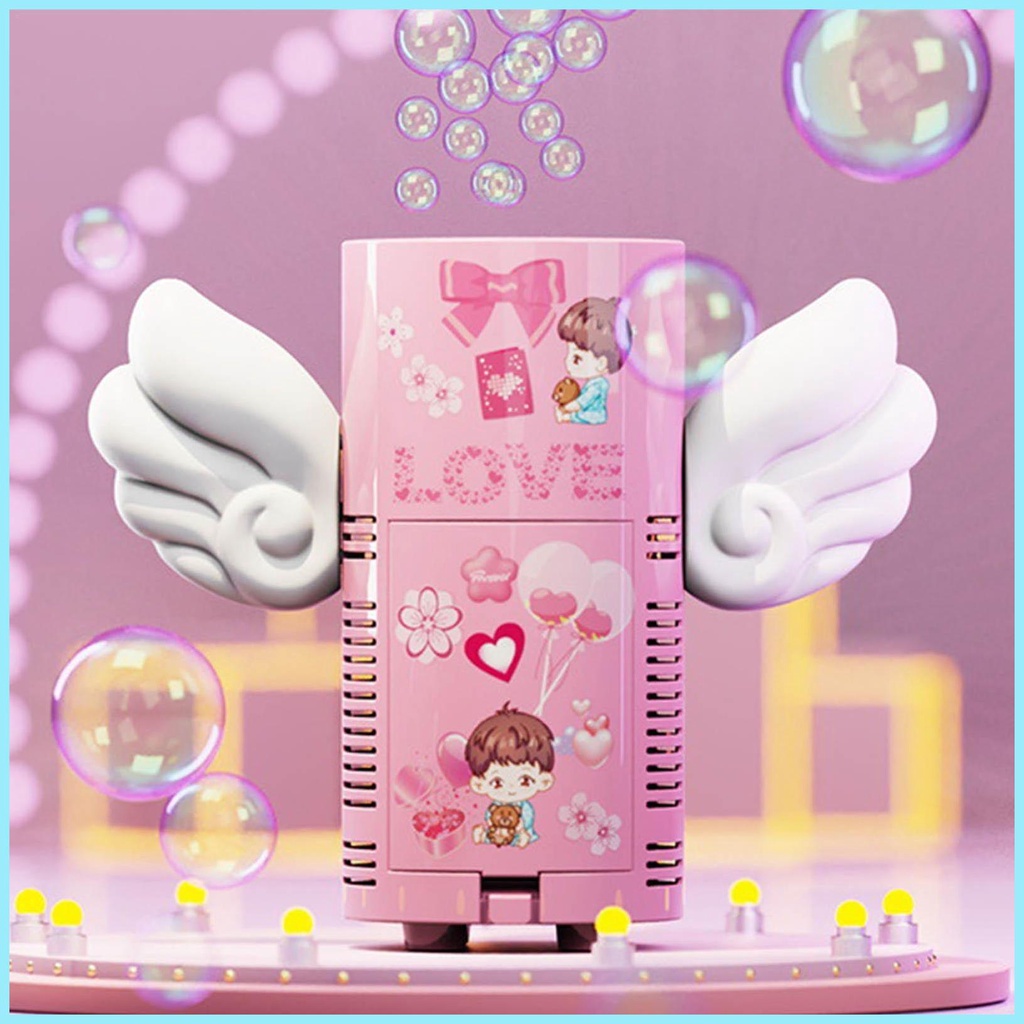 Máy Thổi Bong Bóng Tự Động 20 Lỗ Hình Bướm Có Nhạc