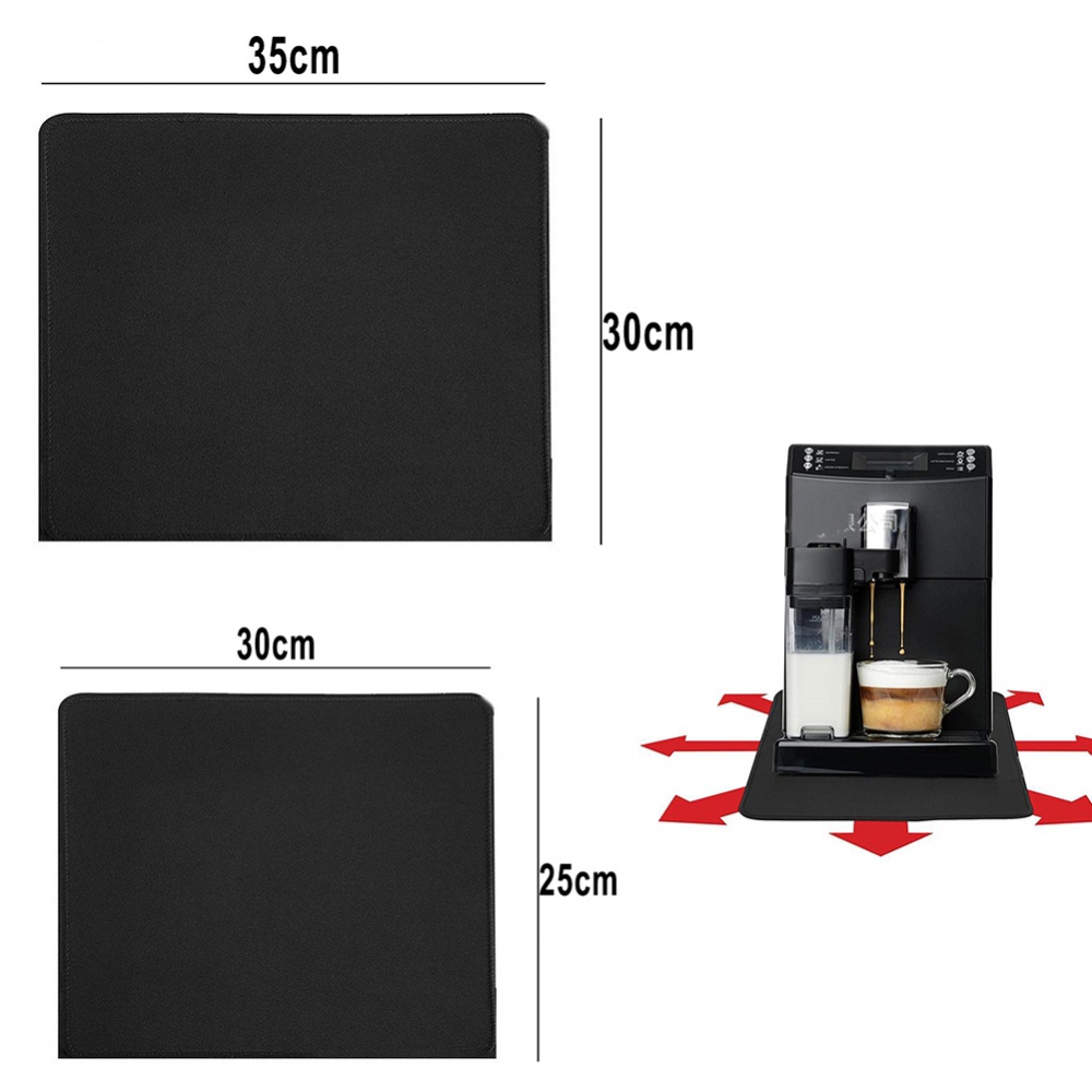 Tấm Lót Làm Bánh Mì Bằng Vải Nỉ Màu Đen Chống Trượt Chịu Nhiệt