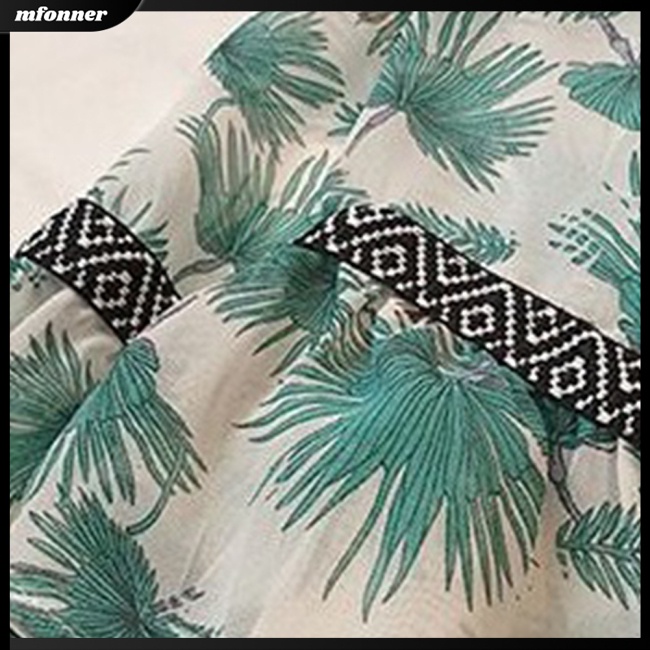 Áo Chiffon Cổ Chữ V In Họa Tiết Thời Trang Cho Nữ