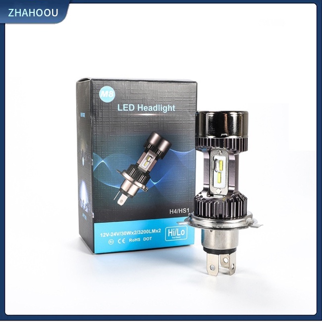 ☃Nhà Cửa☃ Đèn Pha Led H4 30w 3200lm Siêu Sáng Chuyên Dụng Cho Xe Mô Tô