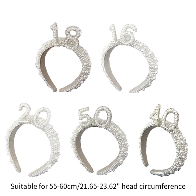 Băng Đô Cài Tóc Đính Hạt Ngọc Trai Cho Cô Dâu