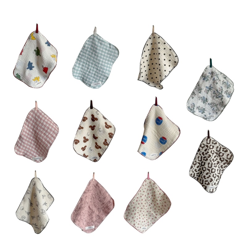 Khăn Lau Vải Cotton Mềm Mại Dành Cho Bé Sơ Sinh