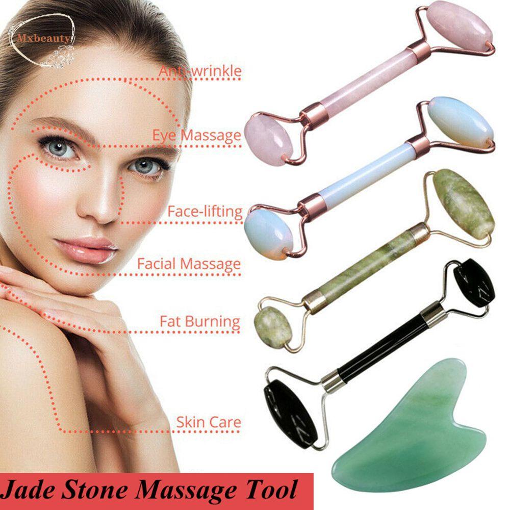 Dụng Cụ Mát Xa Mặt Và Cổ Bằng Đá Tự Nhiên Giúp Chống Lão Hóa Hiệu Quả