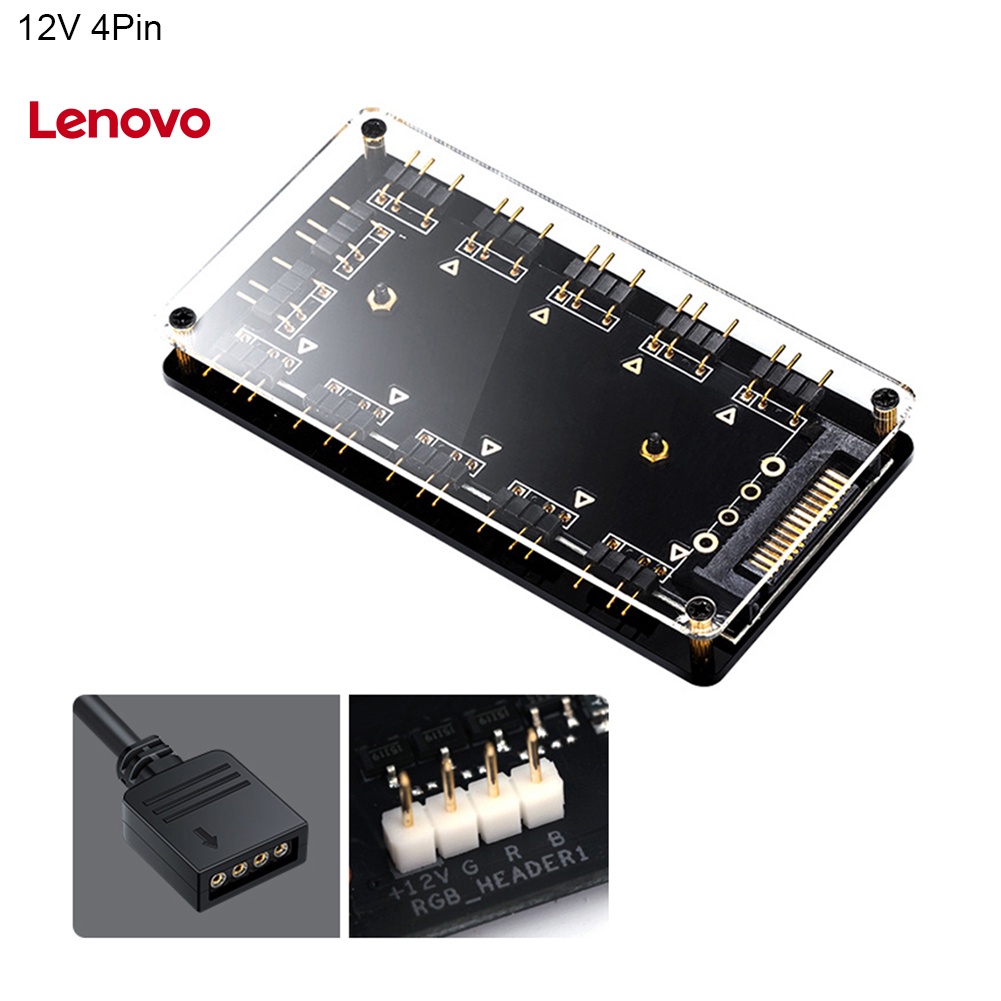 Bộ Chia Quạt Làm Mát Từ Tính RGB 5V 3Pin / 12V 4Pin Kèm Cáp Nối Dài