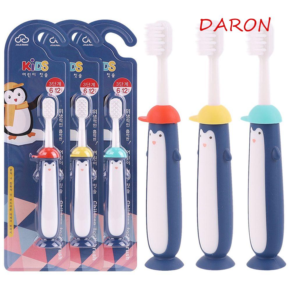 Bàn Chải Đánh Răng Cầm Tay Bằng Nhựa PP Mềm Mại Hình Chim Cánh Cụt Đáng