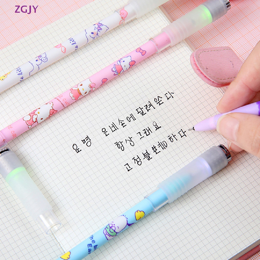 Bút Bi Mực Gel Ngòi 0.5mm Có Đèn Led ZGJY Dễ Thương Mới