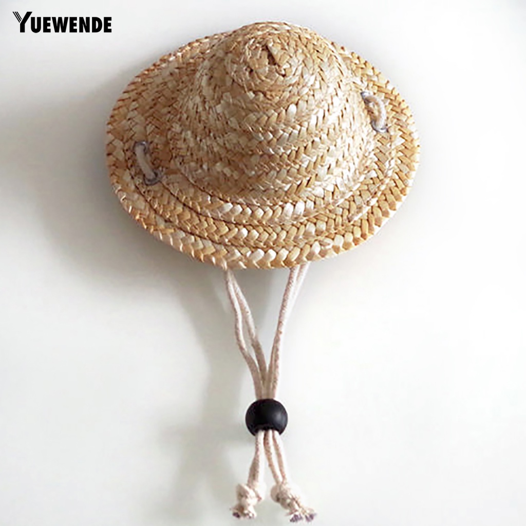 Mũ Rơm Mini Chống Nắng Thoải Mái Mùa Hè Cho Thú Cưng