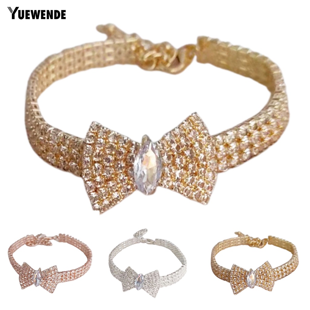 Vòng Cổ Đính Đá Dễ Sử Dụng Cho Thú Cưng