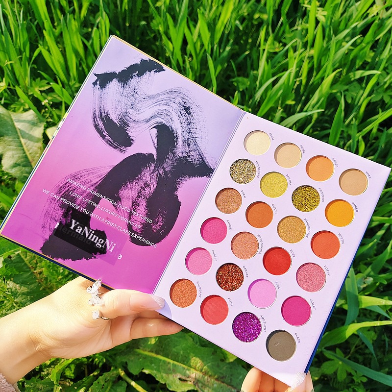 Bảng Phấn Mắt Yaningni 72 Màu Lì Và Ánh Ngọc Trai Kết Hợp Thời Trang