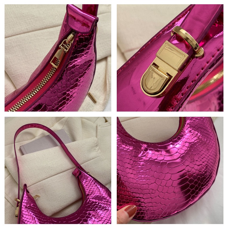 Túi Xách JASMIN NOIR Họa Tiết Da Cá Sấu Thời Trang Dành Cho Nữ