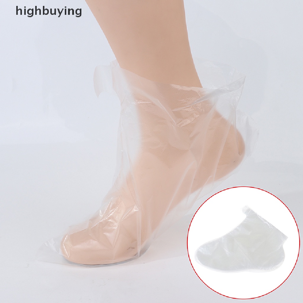 Set 100 Vỏ NhựA Trong SuốT Chuyên DụNg LàM SạCh Da Chân TiệN DụNg