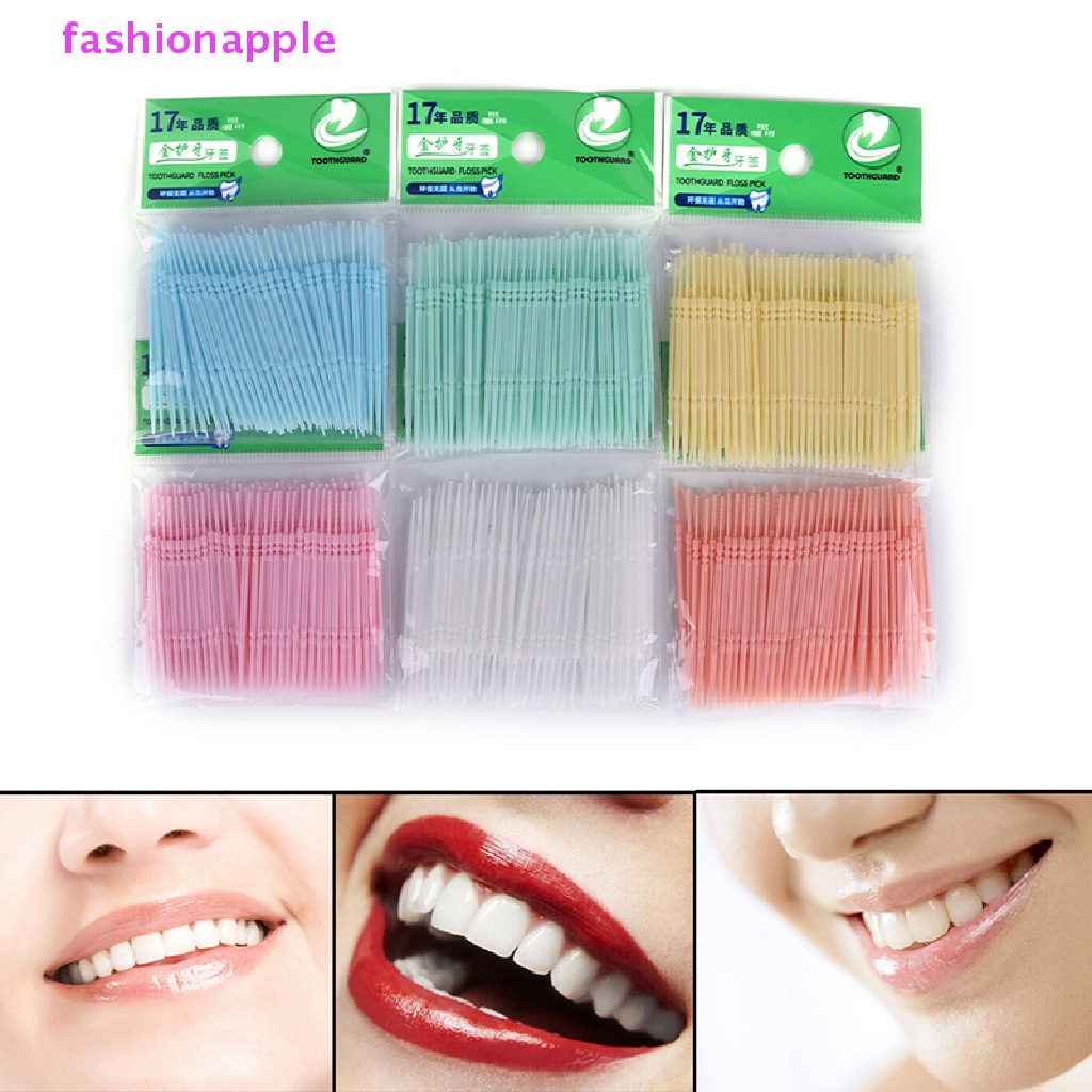 Set 100 Bàn Chải Nhựa 2 Chiều Vệ Sinh Răng Miệng