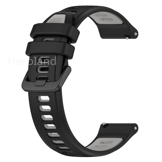 Dây Đeo Silicone 22mm + Film Dán Thời Trang Cho Garmin Forerunner 265 / Forerunner 265