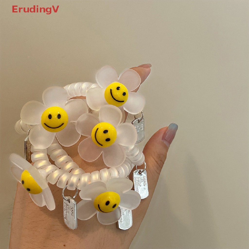[ErudingV] 1 Dây Cột Tóc Hình Mặt Cười Phong Cách Hàn Quốc Thời Trang [Mới]