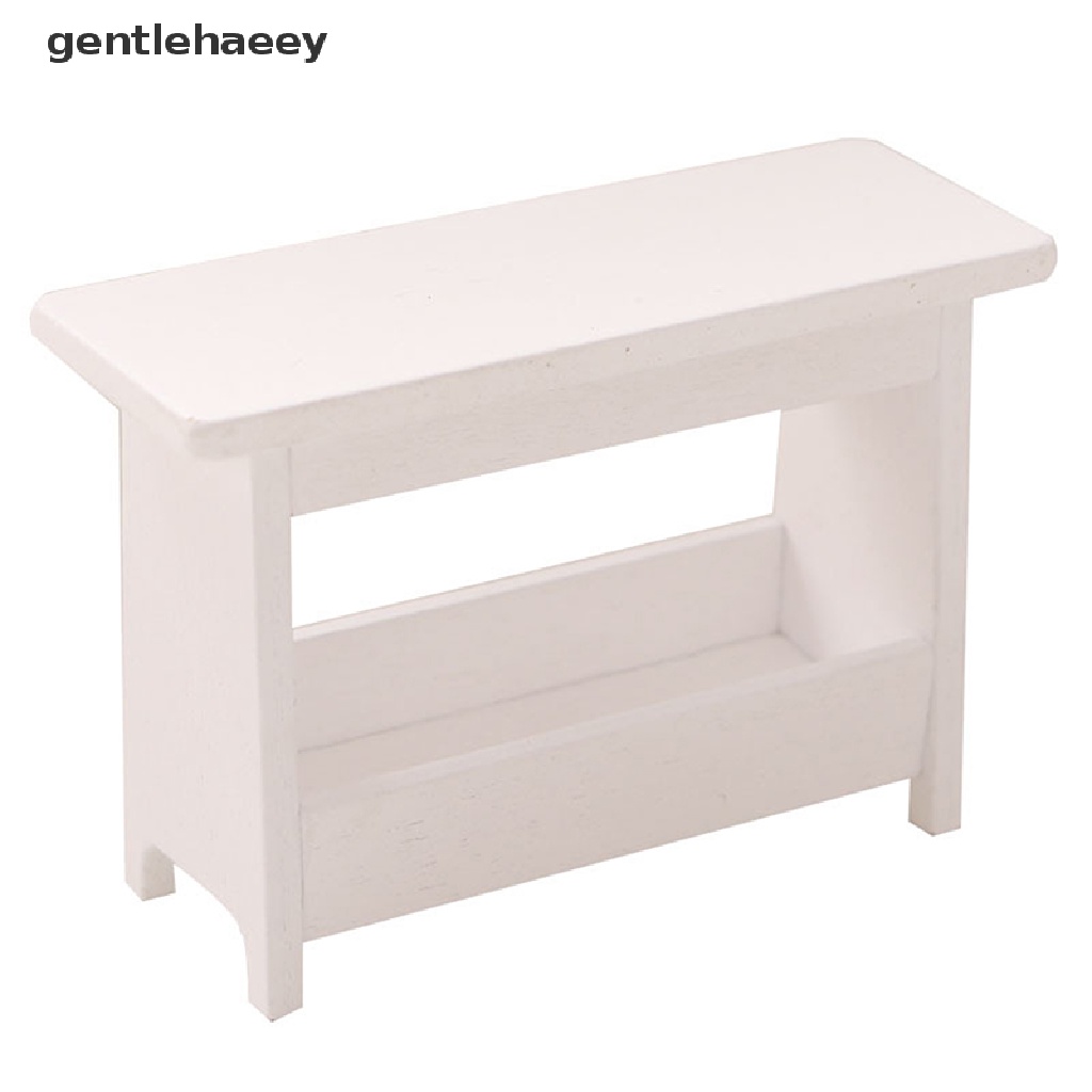 Gent 1:12 Dollhouse Mini Stool Desk Table Model Cabinet Bookshelf Furniture Decor Toy EN