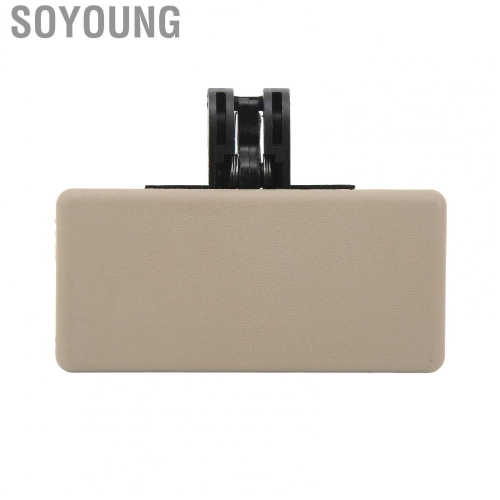 Soyoung Glove Box Latch Handle LR007073 Black Lightweight Colorfast Removable Flexible Replacement For Land Rover Freelander 2