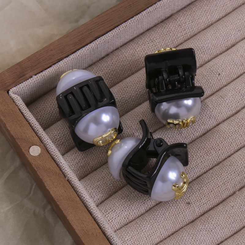 Kẹp Tóc Đính Ngọc Trai Nhân Tạo Phong Cách Retro 2023