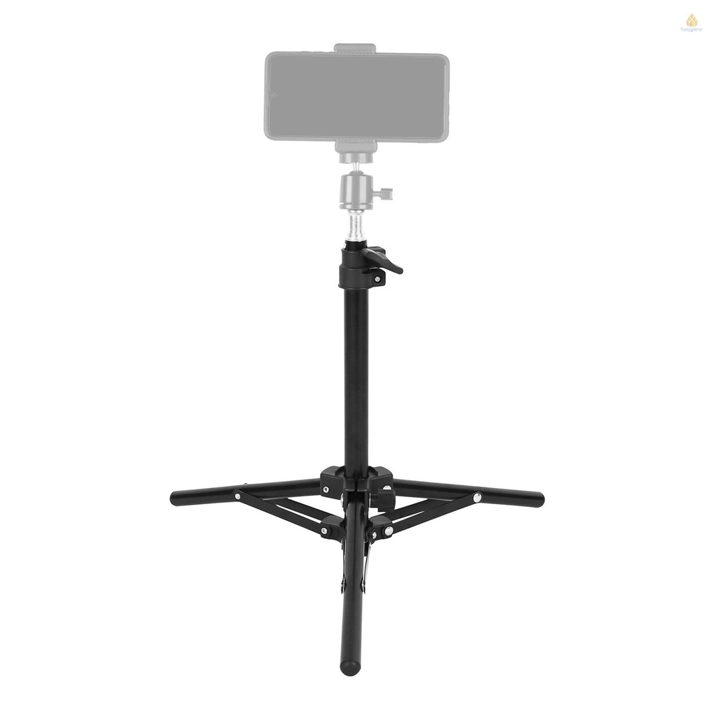 Giá Đỡ Ba Chân 2 Phần 50cm 1.5KG Với Giao Diện 1 / 4-inch Có Thể Điều Chỉnh Hỗ Trợ Quay Video / Đèn LED / Điện Thoại