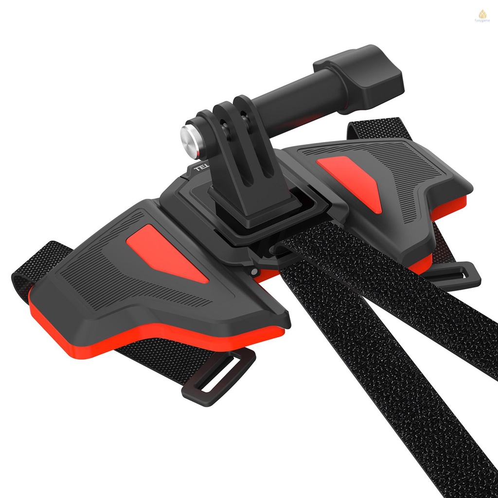 TELESIN Dây Đai Gắn Mũ Bảo Hiểm Xe Máy Tel Resin GP-HBM-MT2 10 9 8 7 6 5 DJI Osmo ACTION Insta360 ONE R