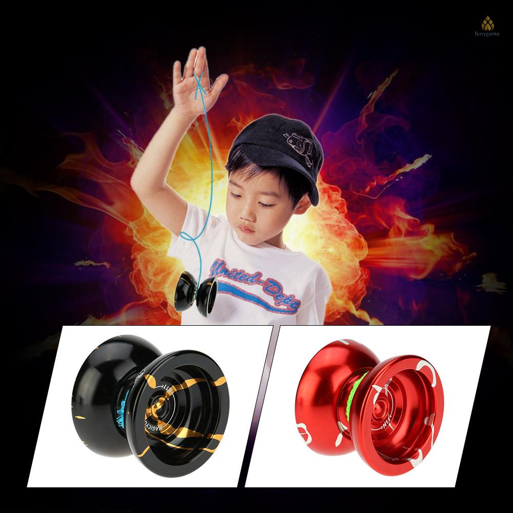 Đồ Chơi Yoyo 8 Bi Yoyo N11 Bằng Hợp Kim Nhôm Có Dây Xoay Chuyên Nghiệp Cho Trẻ Em