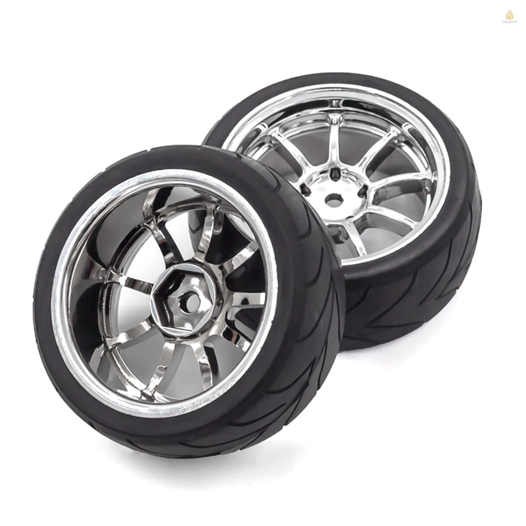 Set 4 Bánh Xe Thay Thế Chuyên Dụng Cho Xe Điều Khiển HSP94123 94122 D5 yokomo RC 1 / 10