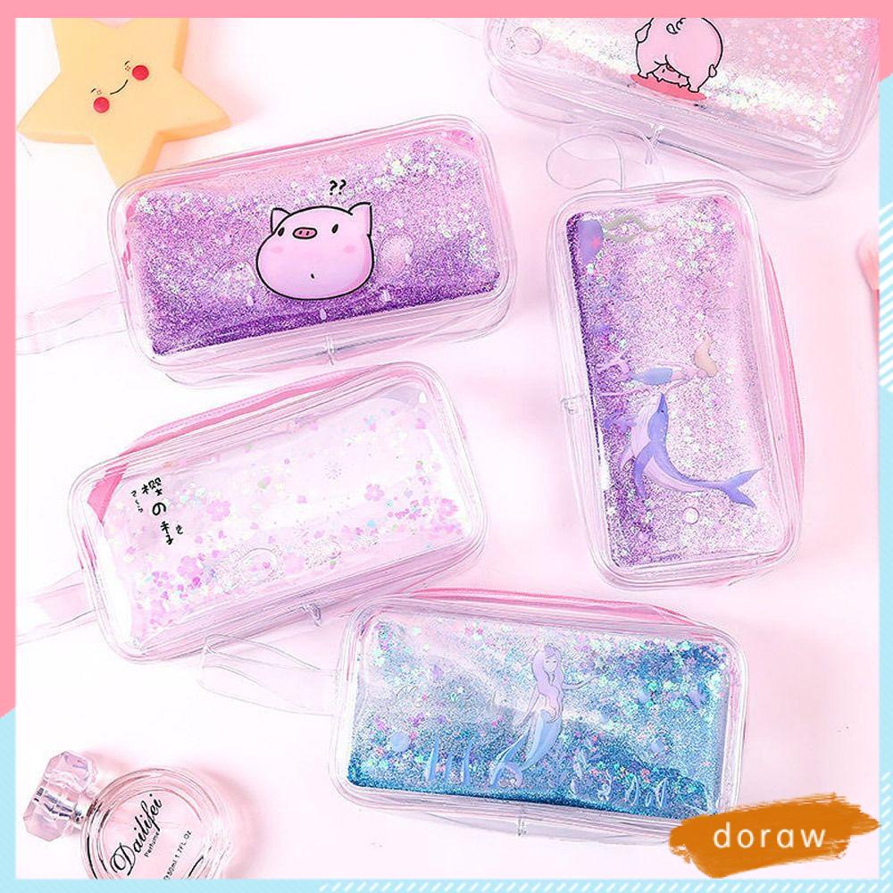 Túi Đựng Bút Cỡ Lớn Họa Tiết Hoạt Hình Dễ Thương