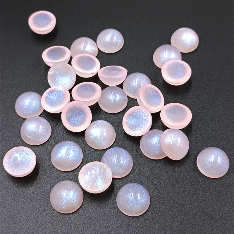 Set 30 Hạt Xỏ Lỗ Tròn 10mm / 12mm Màu Macaron Thời Trang