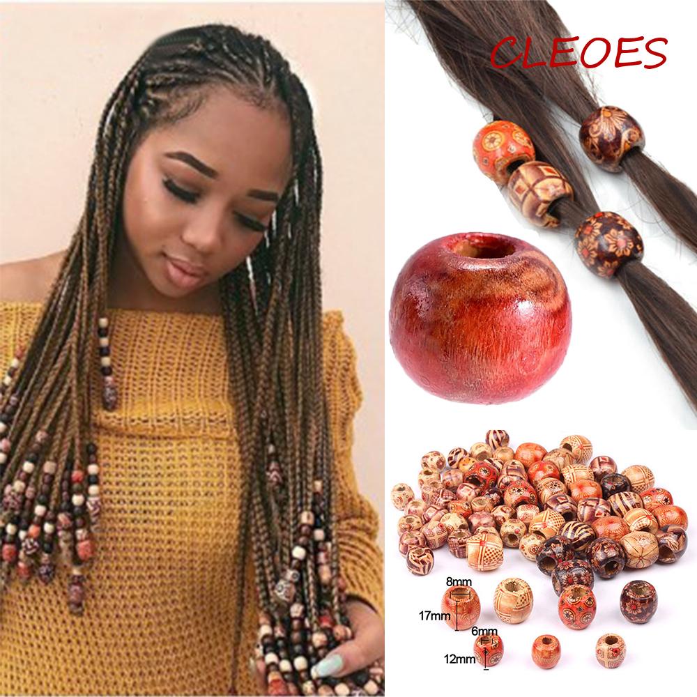 Set 50 Hạt Bện Tóc Dreadlock Tạo Kiểu Thủ Công