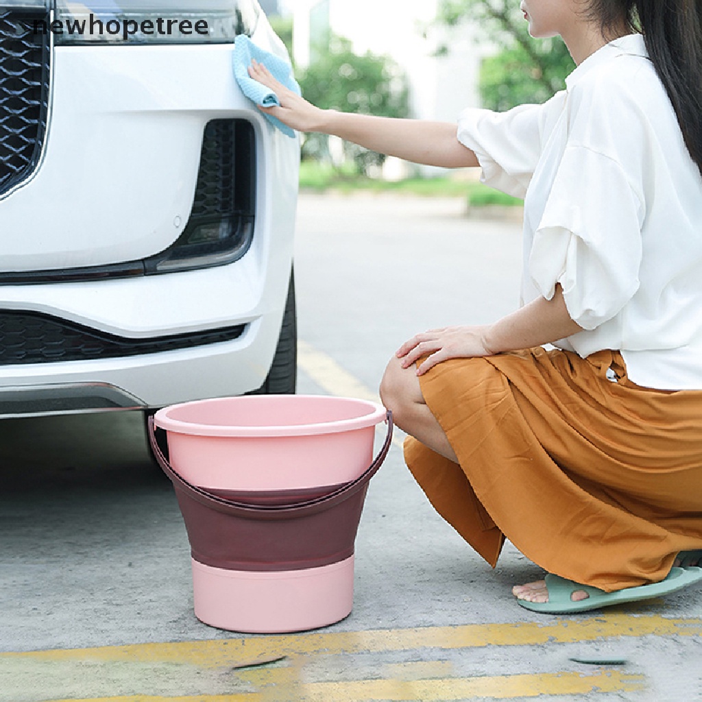 Xô Đựng Nước Có Thể Gấp Gọn Tiện Dụng Khi Đi Câu Cá / Cắm Trại