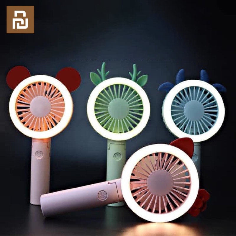 Xiaomi YouPin QUẠT MINI CẦM TAY TICH HỢP ĐÈN LED