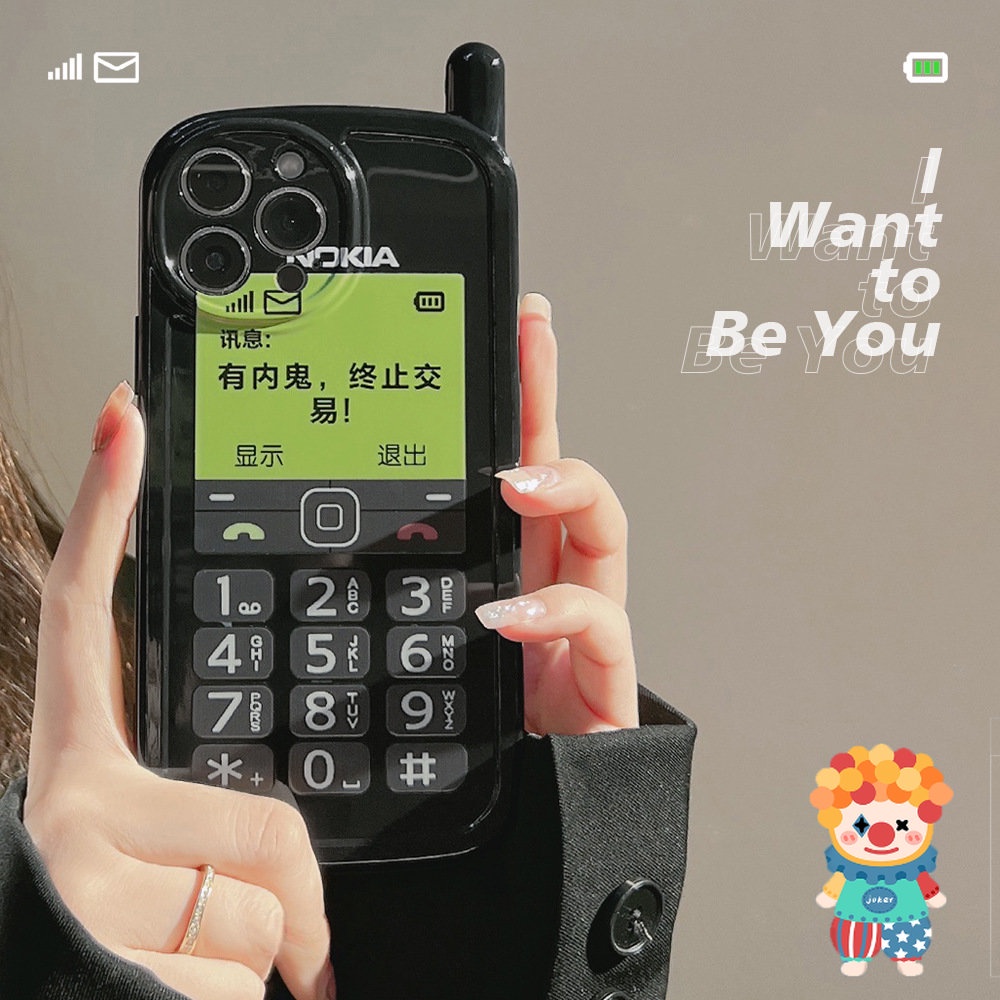 Big Brother áp dụng iPhone13Pro Max Apple Mobile Phone Case 12 Retro Hong Kong Wind 11 Soft 14Pro Silicone Case