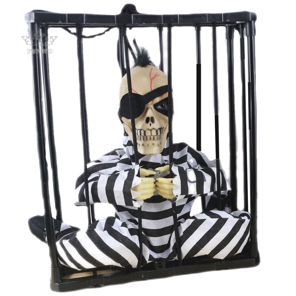 1 Bộ Xương Cao Cấp Hóa Trang Halloween Kích Thước 28 * 24 * 11cm