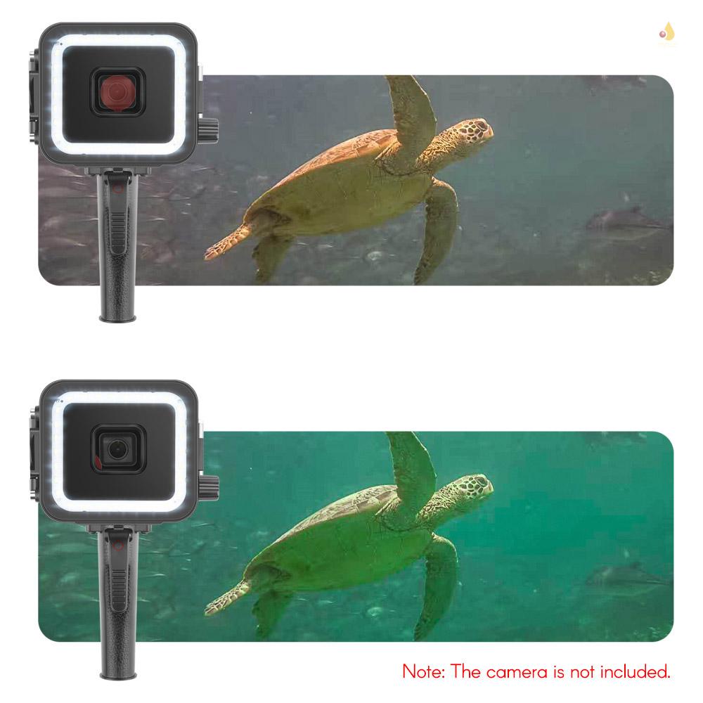 Đèn LED Lặn Dưới Nước Cầm Tay Màu Đen 900LM 40m Kèm Bộ Lọc Màu Đỏ 7 / 6 / 5