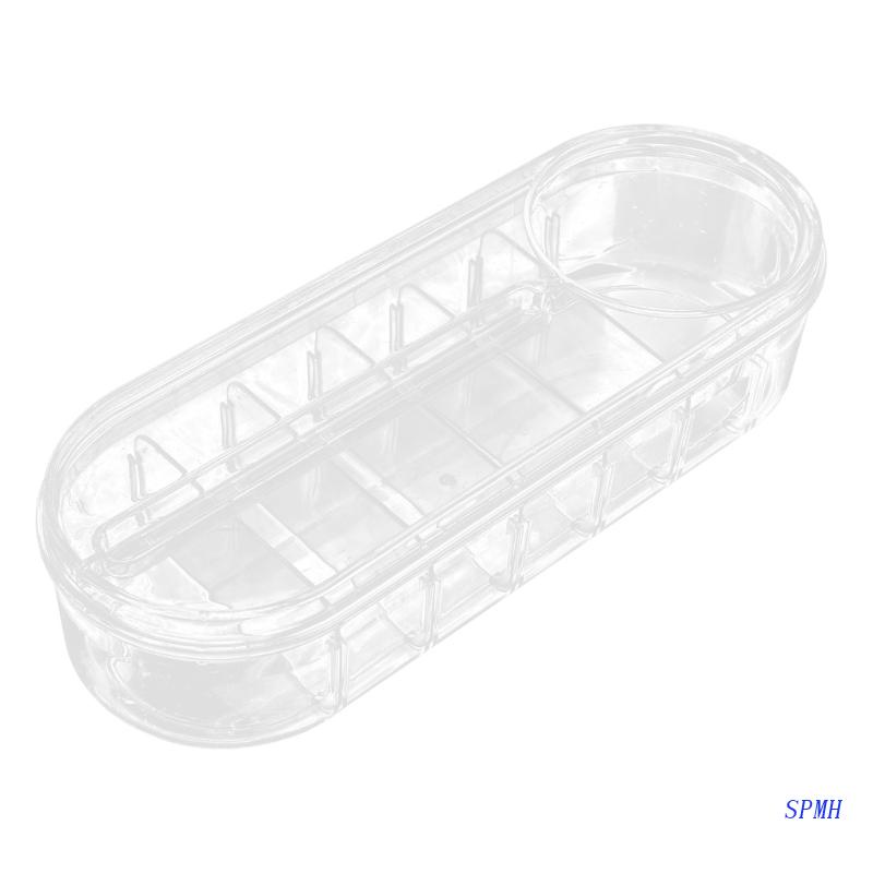 Hộp Nhựa Trong Suốt Đựng Dây Cáp Gọn Gàng Tiện Dụng