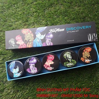 Wax tạo kiểu tóc Blumaan Discovery Kit – Bộ 5 sản phẩm 75g (2026)