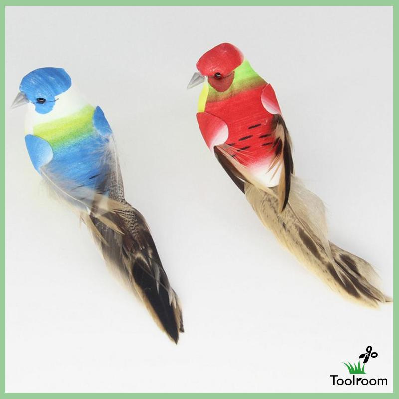 Chú Chim Nhân Tạo Nhiều Màu Sắc Sống Động Dùng Trang Trí