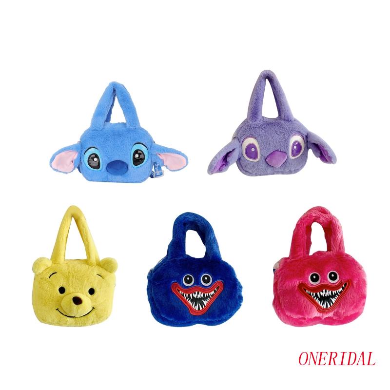 Túi Đeo Chéo Vai Bằng Vải Bông Họa Tiết Hoạt Hình Dành Cho Nữ Mua Sắm