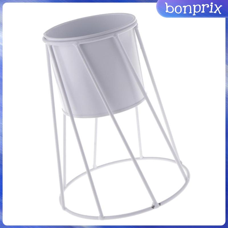 Giá Đỡ Chậu Hoa / Cây Cảnh Bằng Sắt Màu Đen Tiện Dụng