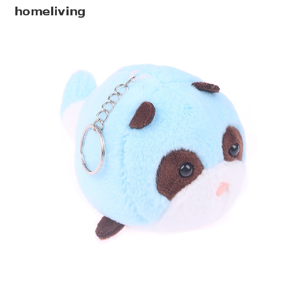 1 Móc Khóa Hình Gấu Mèo Nhồi Bông Mềm Mại Dễ Thương