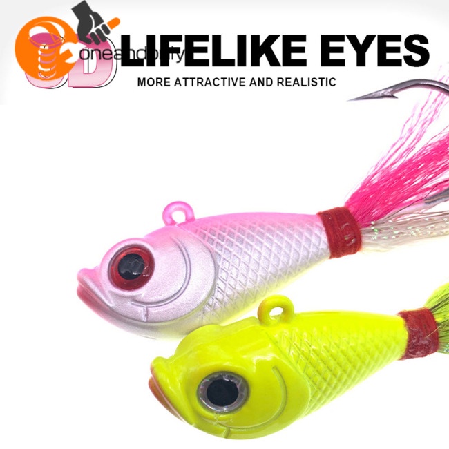 Mồi Giả Nhử Cá 7g / 14g / 28g / 42g / 56g Gắn Kèm Móc Câu Tiện Dụng