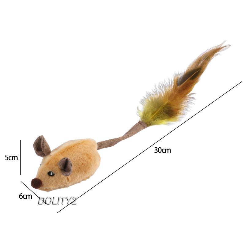 [Dolity2] Đồ Chơi Tương Tác Với Mèo / Chuột Bông Phát Ra Tiếng Kêu