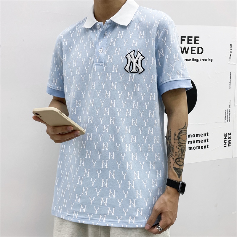 MLB Áo Thun polo Chính Hãng 100% Thời Trang Dành Cho Nam