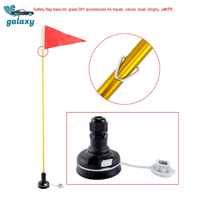 Galaxy Bộ Cờ An Toàn Bằng Hợp Kim Nhôm Gọn Nhẹ Cho Thuyền Kayak