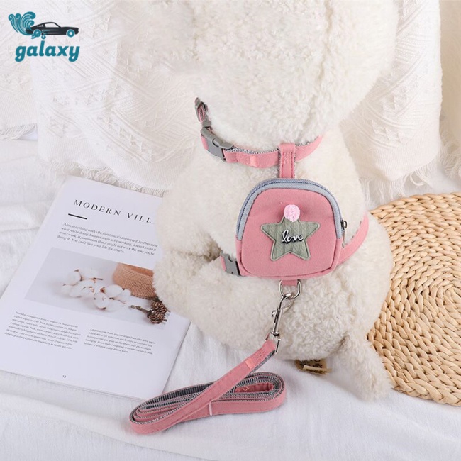 Galaxy Dây Dắt Thú Cưng Đi Dạo Có Thể Điều Chỉnh Xoay 360 Độ